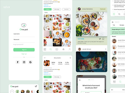 One Pot - Mobile App Concept