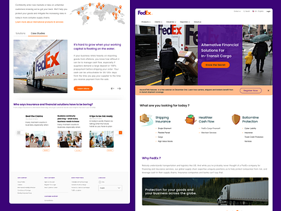 Website design - FedEx