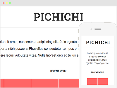 Pichichi - Freebie html5 responsive template