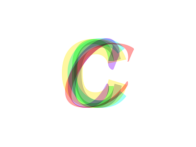 letter C c catherina design letter overlay type typography