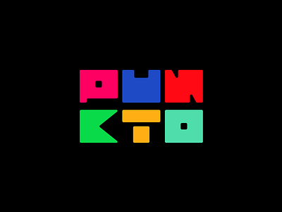 PUNKTO. branding dot funny graphic design happy logo onlineshoplogo punkto punto shoplogo