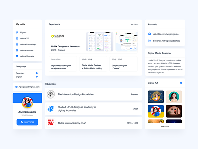 Ann's Resume banners cv design designerresume digitalart digitaldesignerscv education experience illustration myskills photoshop portfolio resume socialmedia ui ui ux uidesign uiux design ux webbanners