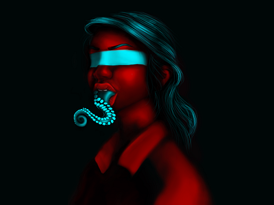 lady octopus digital painting digitalart illustration illustration art photoshop