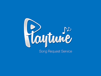 Concept Mobile App Logo Design branding design logo play song tune typography