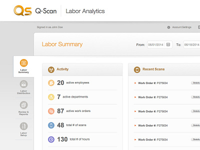 Dashboard UI Design analytics iconography ui ux