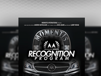 Recognition Program Poster & Flyer black bling car flyer poster print recognition