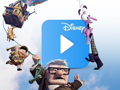 Movie Streaming App disney ipad app mobile app movie streaming ui ux