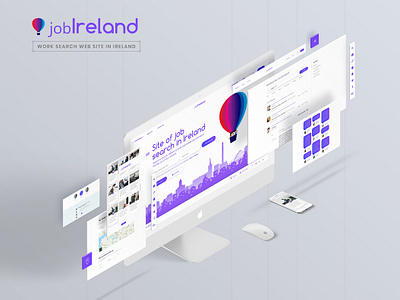 Design for a job search website in Ireland