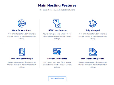 Hosting Features