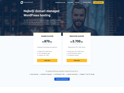 MANAHOST - Managed WordPress Hosting in Serbia