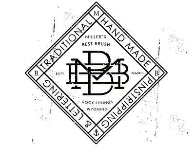 Miller's logo monogram seal