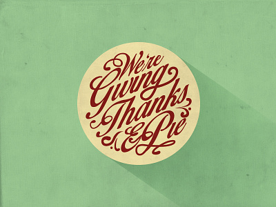 Kh Thanksgiving Label 2 circle pie script swirls thanksgiving typography