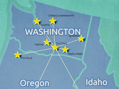 VNL Coverage Map colors map pnw shadow texture