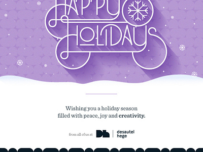 Dh Happy Holidays Ecard By John Mujica On Dribbble