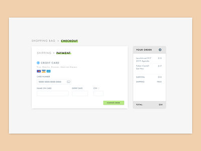 #002 Checkout checkout dailyui sketch ui uichallenge visualdesign visualdesigner