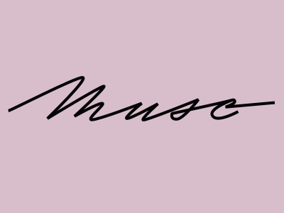 Muse branding brushpen calligraphy design handwriting inkscape lettering logo script typography vector