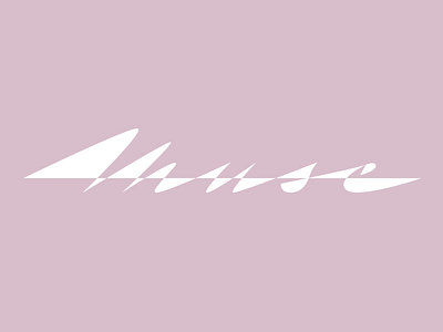 Muse branding design inkscape lettering logo script type typography vector
