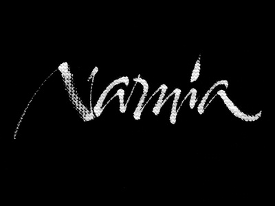 Narnia brushpen calligraphy handwriting