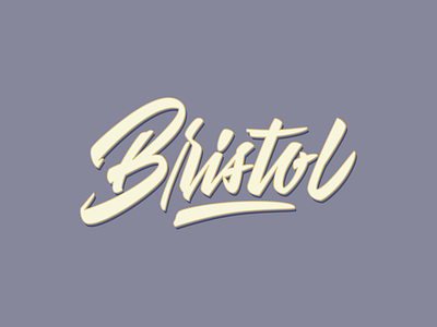 Bristol brushpen calligraphy handwriting inkscape lettering script vector