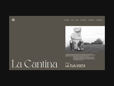 Ca' Del Bosco — 01 concept design design minimal typography ui ux web wine winery