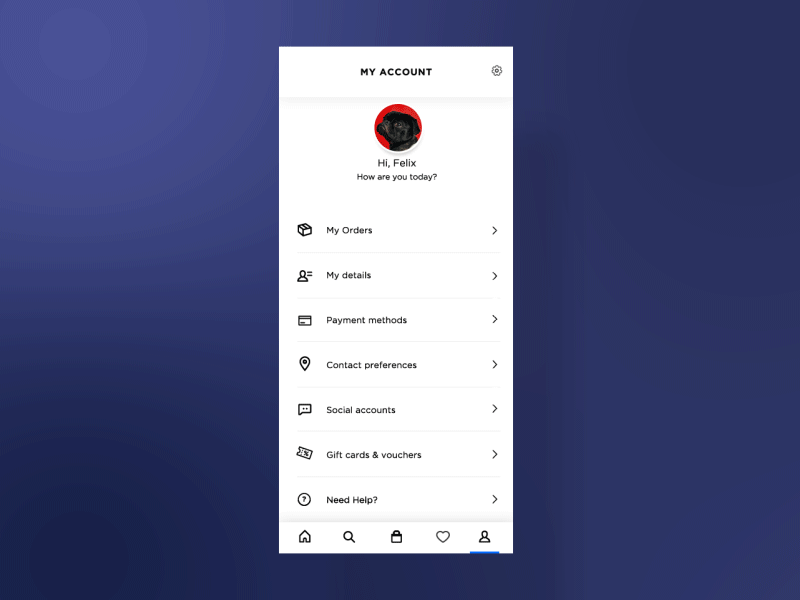 Settings page after effects animation daily 100 challenge dailyui design notification settings sketch