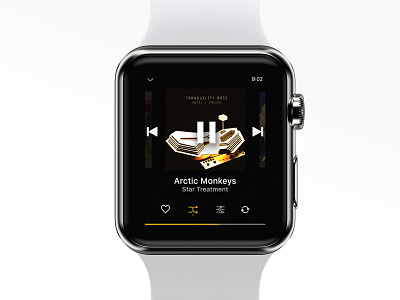 Music player Apple watch apple watch daily 100 challenge dailyui illustrator music player photoshop ui