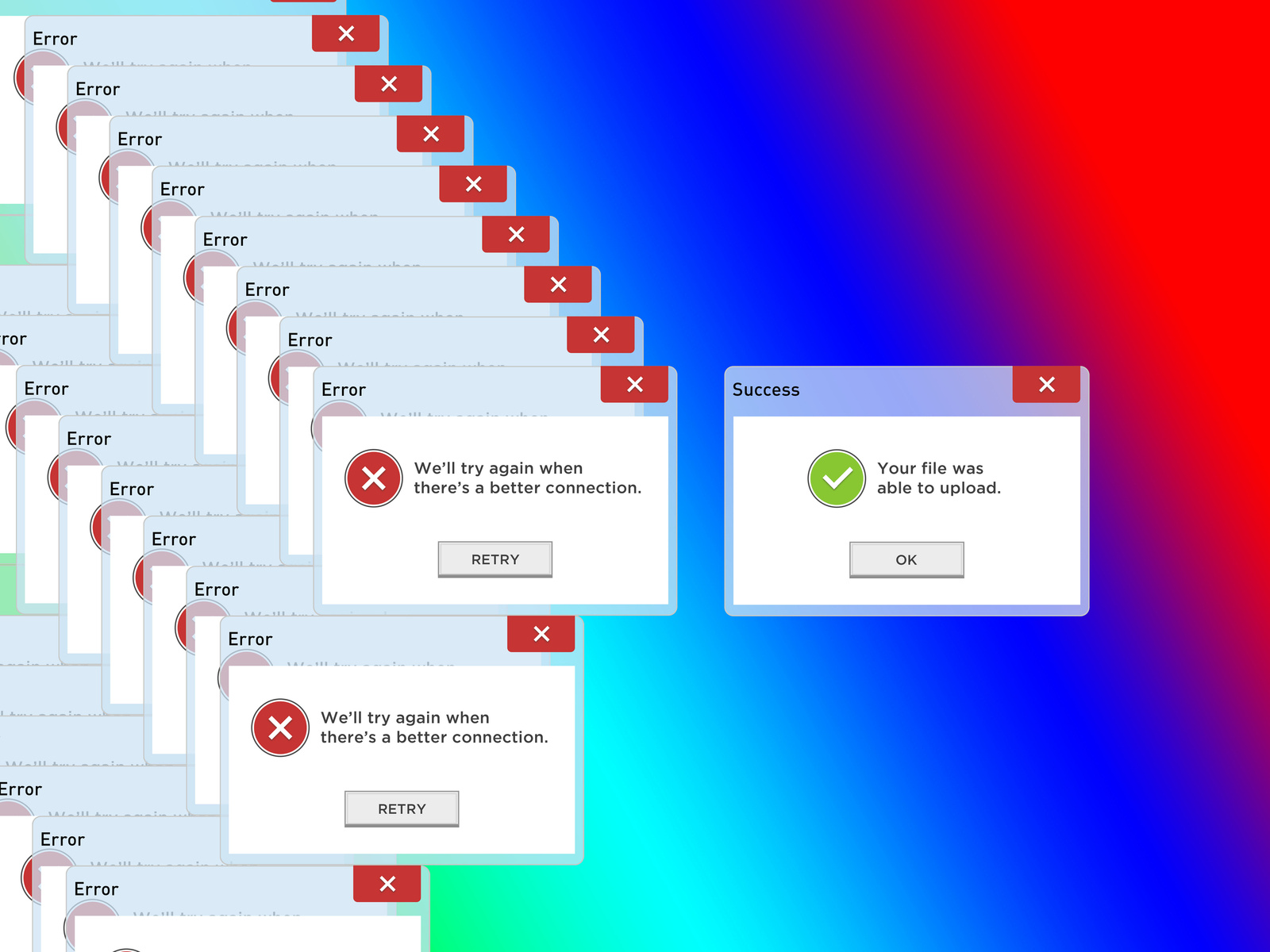 i get error message