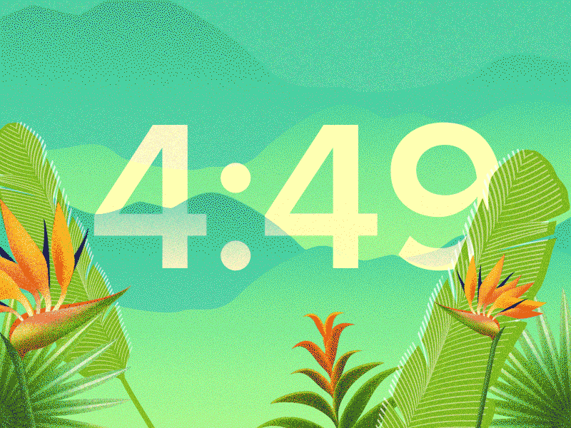 Relaxing countdown timer