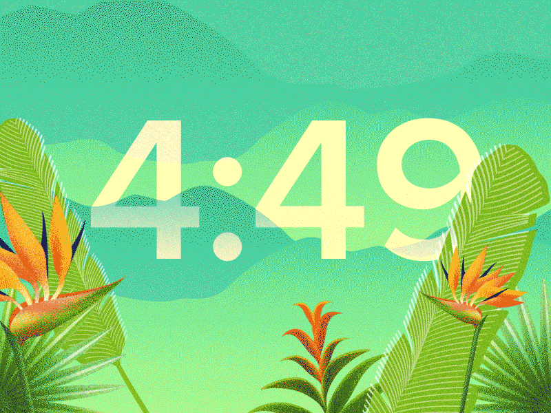 Relaxing countdown timer after effect animation countdown timer daily 100 challenge dailyui design