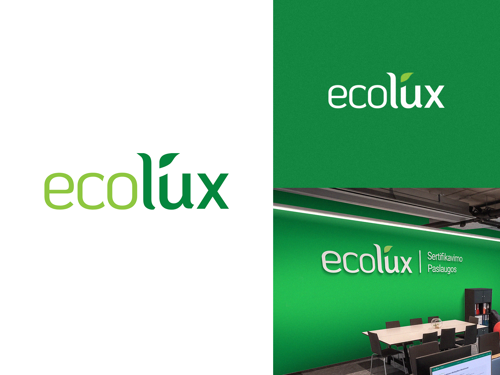 Ecolux Logo by Vaidas Bakanas on Dribbble