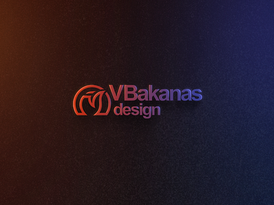 VBakanas Logo Updated Branding branding colorful colors logo logo design photoshop vbakanas