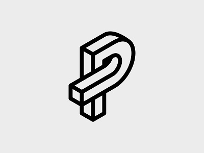 Letter P logo concept