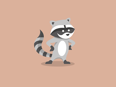 Raccoon Character animal character character design design graphic illustration raccoon vector