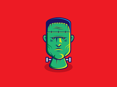 Frankenstein art character design frankenstein graphic graphic design illustration vector