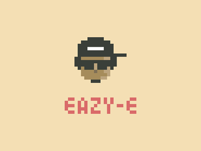 Eazy-E 8bit art eazy e graphic design hip hop illustration nwa pixel rap