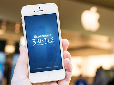 3Rivers Mobile Banking 3.0 branding mobile mock up mockup photoshop splash screen wip