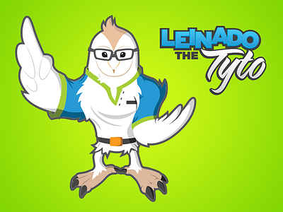 Leinado the Tyto illustration illustrator mascot odaniels owl typography tyto vector