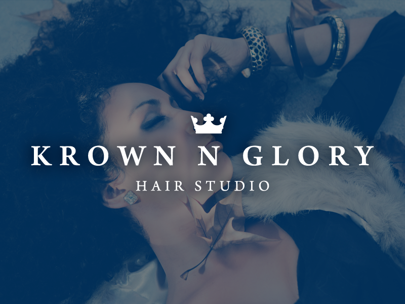 Krown N Glory Identity branding creative direction logo photoshop brand identity identity