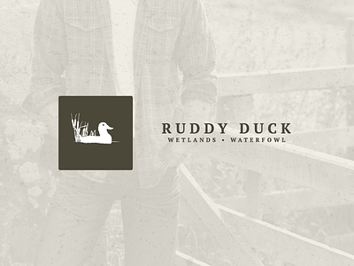 Ruddy Duck Outfitters branding cattails duck grunge identity illustrator logo logotype ruddy duck ruddy duck outfitters waterfowl wetlands