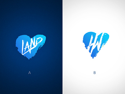 Heartland Worship Mark band brand brand identity grunge heart heartland identity land logo logotype mark symbol