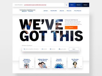 Hospital Homepage