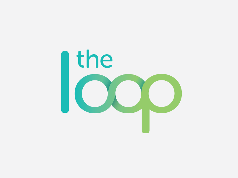 Loop Branding branding gradient icon logo loop o