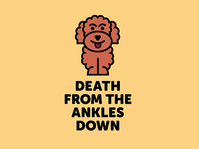 Dog Warning Signage dog poodle puppy sign signage warning