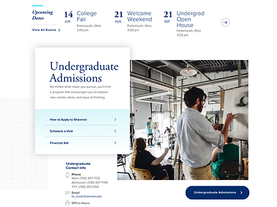 University Lander education higher ed ui user experience user experience design ux