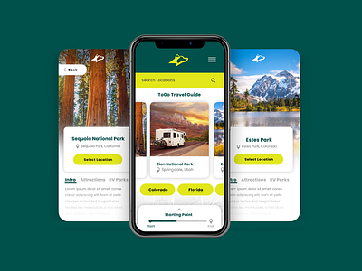 Travel App mockup app interactive mobile mobile ui rv travel travel app traveling ui user experience user experience design ux