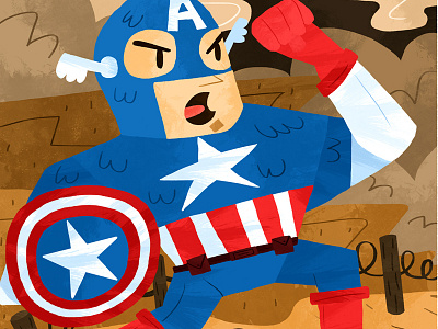 Captain America captain america comic comics hero illustration illustrator marvel comics photoshop shield steve rogers war