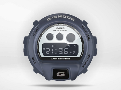 Casio G-Shock casio design illustrator photoshop watch watches