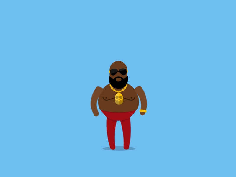 Rick Ross after effects animation character gif