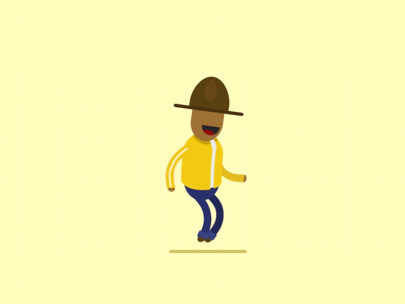 Pharrell's Happy! after effects animation gif happy pharrel