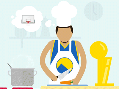 Chef Curry animation gif steph curry warriors